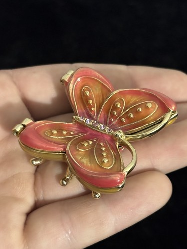 Monet vintage butterfly pill - vintage,